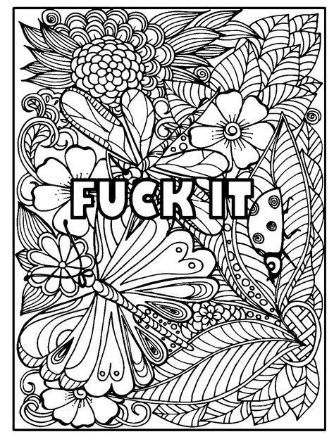 adult swear word coloring book|dirty word adult coloring books.